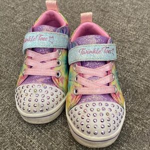 Toddler girls twinkle toes, size 8